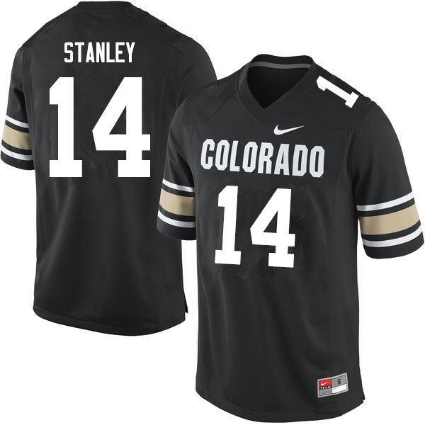 Men #14 Dimitri Stanley Colorado Buffaloes College Football Jerseys Sale-Home Black - Click Image to Close